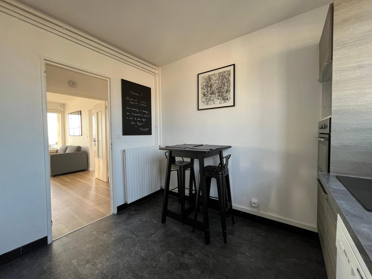 Nouveau! Appartement Vue Mer 180° Et Place Parking Brest Luaran gambar