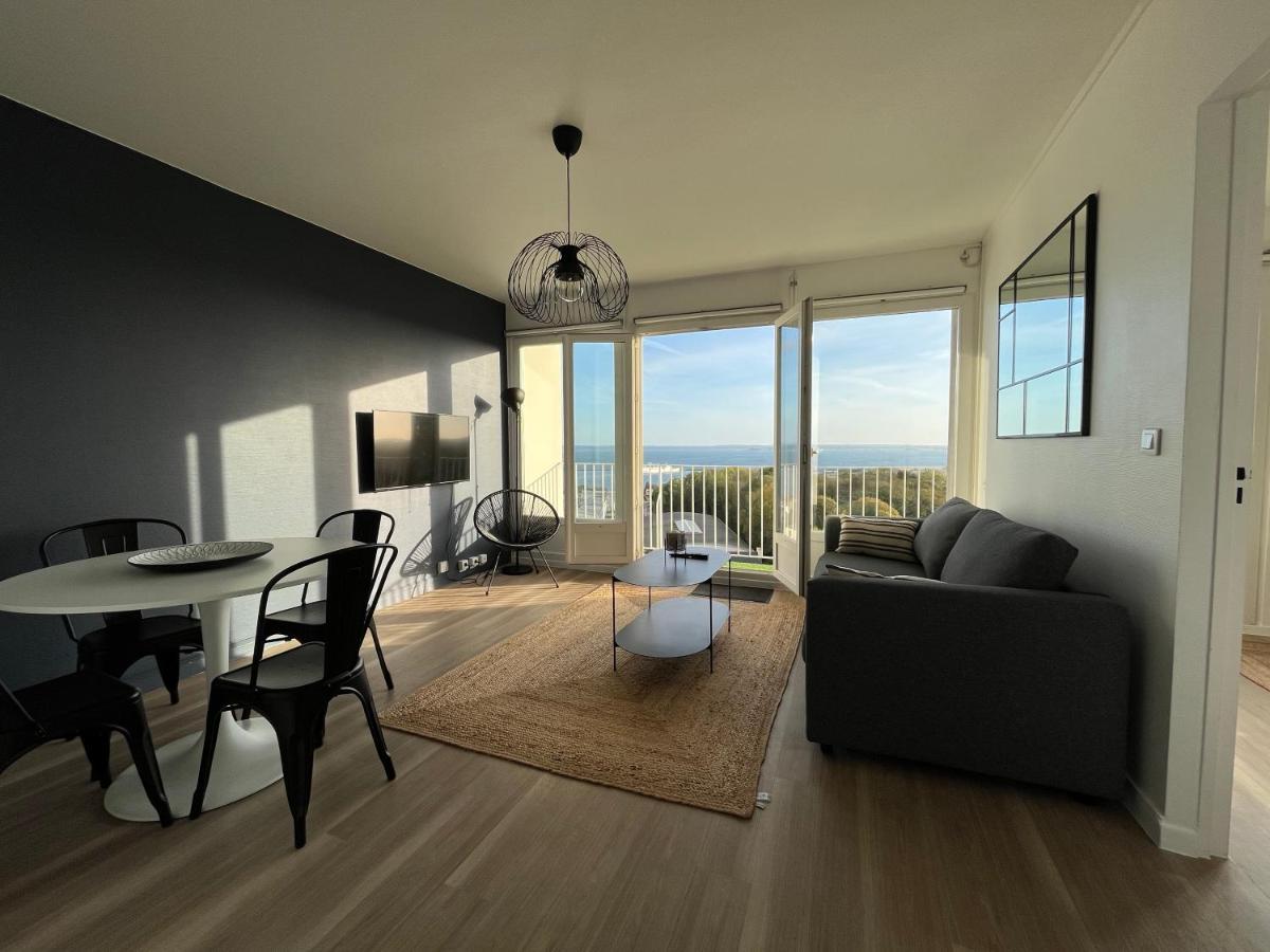Nouveau! Appartement Vue Mer 180° Et Place Parking Brest Luaran gambar
