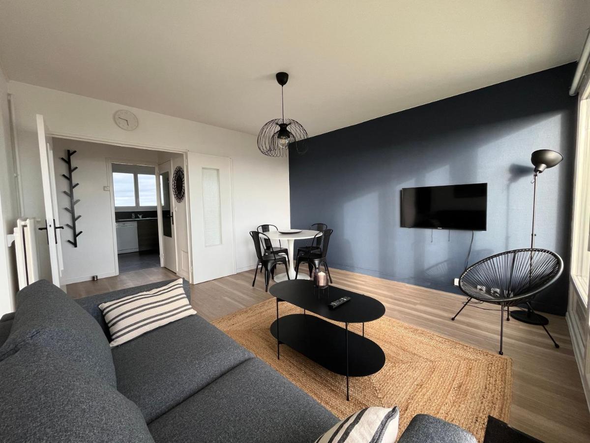 Nouveau! Appartement Vue Mer 180° Et Place Parking Brest Luaran gambar
